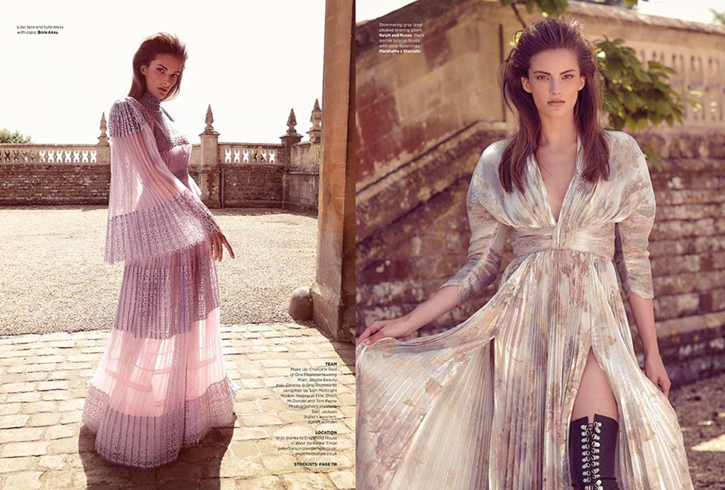 magazine photoshoots at Englefield Estate