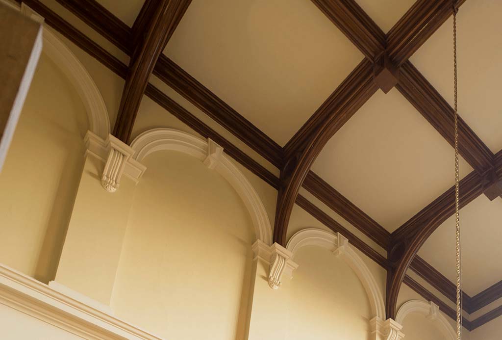 Ceiling in The Entrance Hall at Englefield Estate