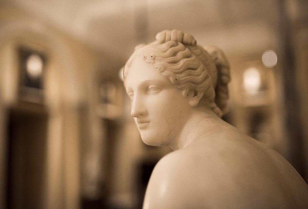 Stature in Ground Floor Hall at Englefield Estate