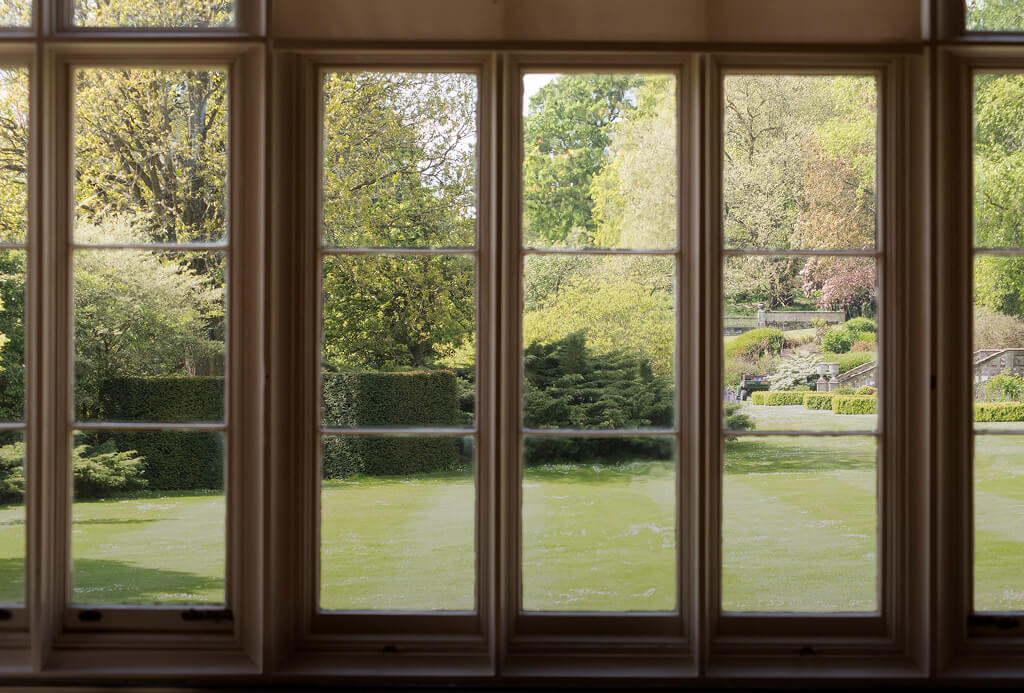 Englefield Estate Drawing Room window view