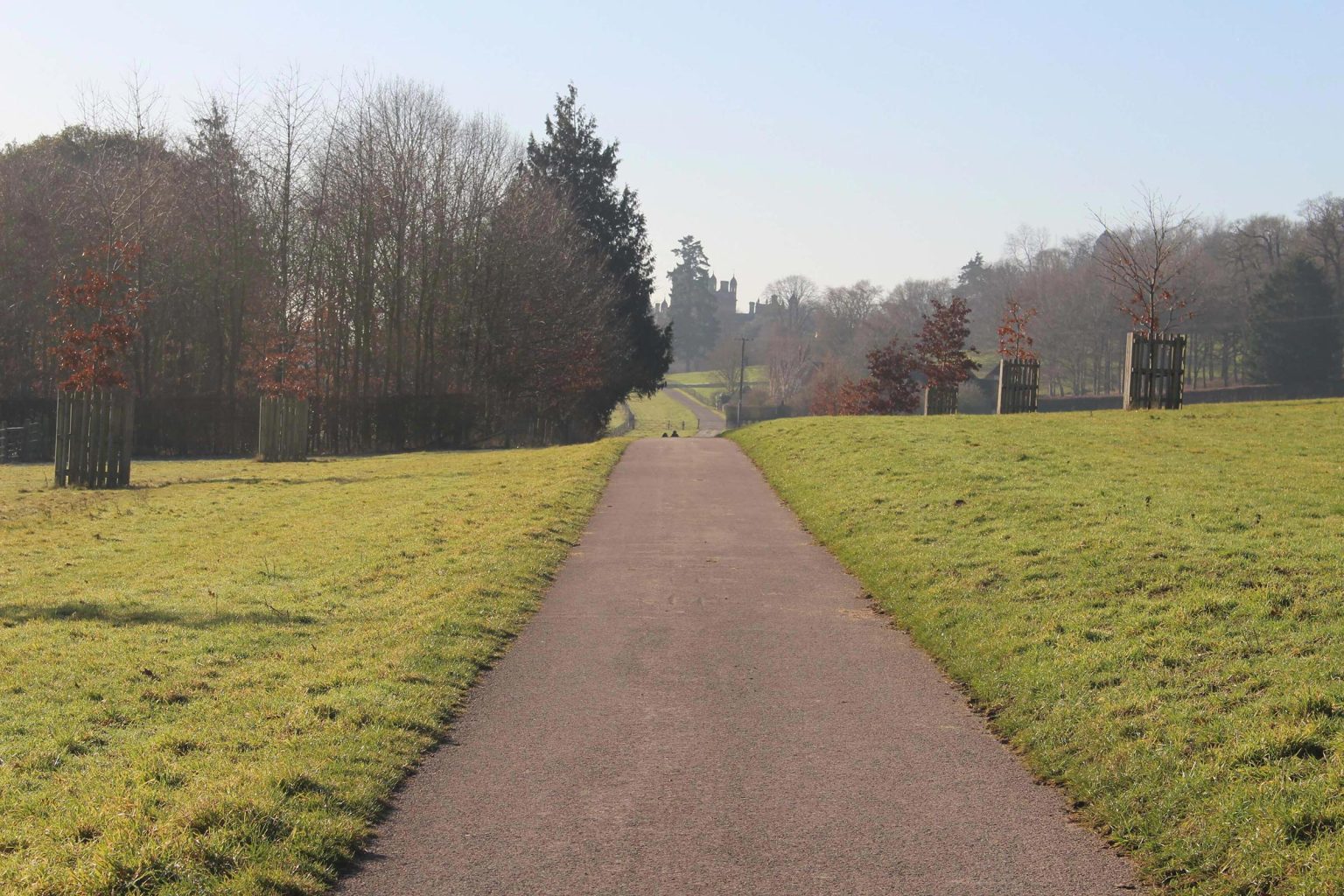 Englefield Estate entrance driveway filming location