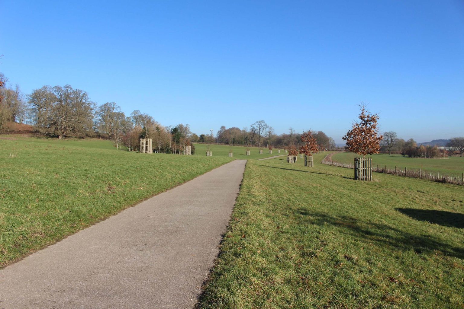 Englefield Estate driveway filming location